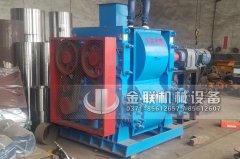 中型四輥破碎機(jī)發(fā)貨圖片_發(fā)往河南_破碎河卵石